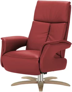 Relaxsessel aus Leder  Lia ¦ rot ¦ Maße (cm): B: 78 H: 108 T: 86 Polstermöbel > Sessel > Polstersessel - Möbel Kraft