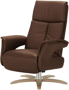 Relaxsessel aus Leder  Lia ¦ braun ¦ Maße (cm): B: 78 H: 108 T: 86 Polstermöbel > Sessel > Polstersessel - Möbel Kraft