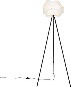 Moderne Stehlampe weiß - Stoff