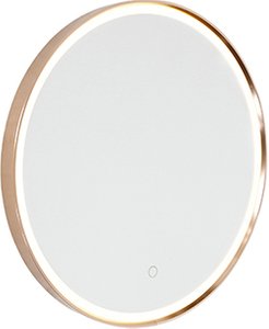 Badspiegel Kupfer 50 cm inkl. LED mit Touchdimmer - Miral