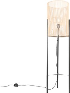Skandinavische Stehlampe Bambus - Natasja