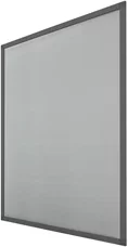 Fliegengitter Grau 100x120 cm mit Rahmen aus Aluminium
