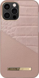 iDeal of Sweden iPhone 12 - 12 Pro Atelier Fall Backcover Fall - Rose Smoke Croco