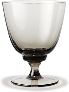 Holmegaard - Flow Trinkglas mit Fuß 35 cl, smoke