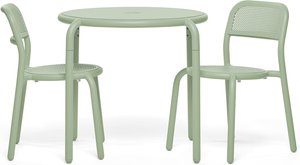 Fatboy - Toní Bistrotisch + Stuhl, mist green (3er-Set)