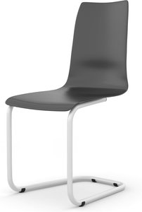 Tojo - Freischwinger Stuhl, schwarz