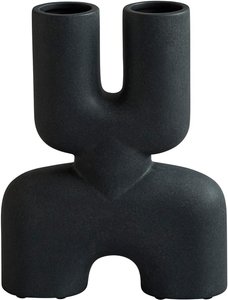 101 Copenhagen - Cobra Vase Double Mini, schwarz