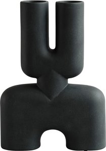 101 Copenhagen - Cobra Vase Double Hexa, schwarz