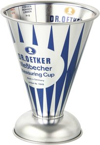Dr. Oetker Messbecher 0,5L NOSTALGIE, Metall