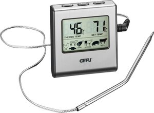GEFU Digitales Bratenthermometer TEMPERE, Edelstahl