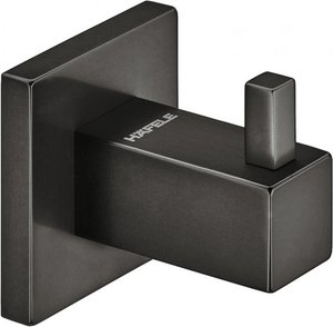 Häfele Handtuchhaken H2090 Messing graphit-schwarz eckig