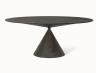 Desalto Clay Concrete Tisch rund Tisch Desalto Maße: rund Ø140cm Ausführun D60 Zement rot mattone