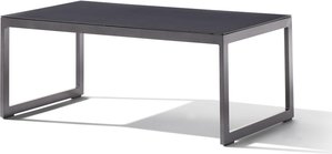 Sieger Loungetisch mit Glasplatte 110x60x44 cm