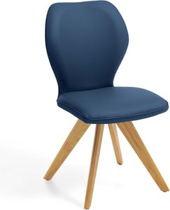 Niehoff Sitzmöbel Colorado Trend-Line Design-Stuhl Eichengestell - Leder