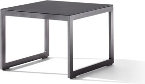 Sieger Loungetisch mit Glasplatte 60x60x44 cm