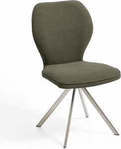 Niehoff Sitzmöbel Colorado Trend-Line Design-Stuhl Edelstahlgestell - Webstoff