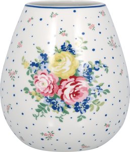 Greengate Laura Vase weiss large 3l