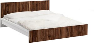 Möbelfolie für IKEA Malm Bett 180 cm Breite Santos Palisander