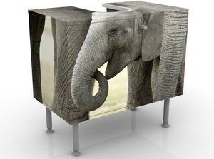 Waschbeckenunterschrank Elefantenliebe