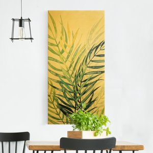 Leinwandbild Tropisches Blattwerk - Palme