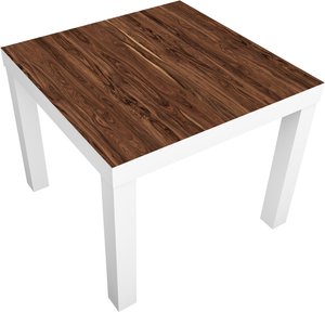 Möbelfolie für IKEA Lack Tisch 55 x 55 cm Santos Palisander
