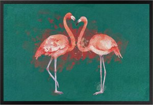 Fußmatte Flamingos