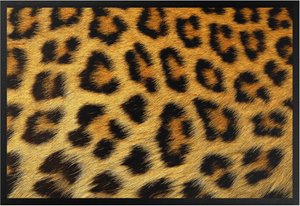 Fußmatte Leopardenfell