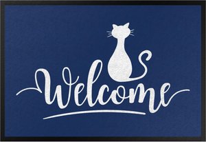 Fußmatte Welcome Cat