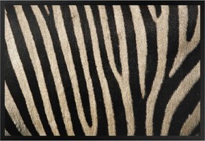 Fußmatte Zebrafell