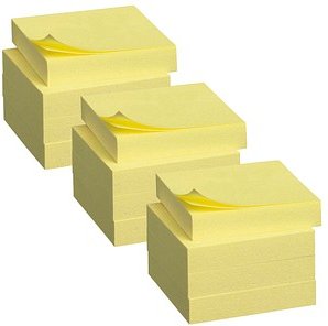 Post-it® Haftnotizen Standard 653 gelb 12 Blöcke