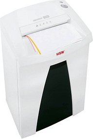 HSM SECURIO B22 Aktenvernichter mit Streifenschnitt P-2, 5,8 mm, bis 19 Blatt, weiß