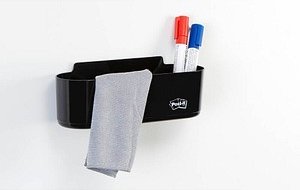 Post-it® Stiftehalter Dry Erase schwarz Kunststoff 21,4 x 6,5 x 8,0 cm