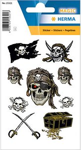 9 HERMA Aufkleber Piraten