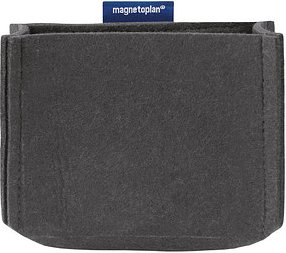 magnetoplan Stiftehalter magnetoTray medium grau Filz 13,0 x 6,0 x 10,0 cm