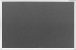 magnetoplan Pinnwand 120,0 x 90,0 cm Textil grau