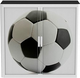 PAPERFLOW easyOffice Rollladenschrank Ball ohne Fachböden 110,0 x 41,5 x 104,0 cm