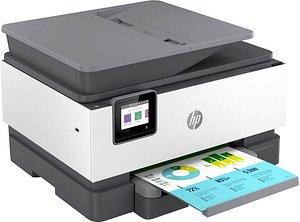 HP OfficeJet Pro 9010e All-in-One 4 in 1 Tintenstrahl-Multifunktionsdrucker weiß, HP Instant Ink-fähig