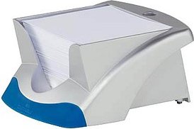 DURABLE Zettelbox VEGAS silber inkl. 500 Notizzetteln