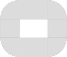 HAMMERBACHER Konferenztisch lichtgrau oval, Rundrohr chrom, 320,0 x 240,0 x 72,0 - 74,0 cm