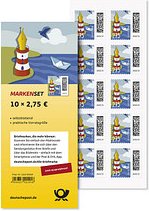 10 Deutsche Post 2,75 € Briefmarken "Leuchtfederstift" selbstklebend