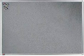 dots Pinnwand 90,0 x 60,0 cm Textil grau