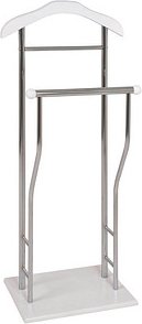 HAKU Möbel Herrendiener 38349 weiß Metall 45,0 x 110,0 cm