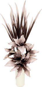 I.GE.A. Kunstblume "Soft-Blumenarrangement", (1 St.), Keramikvase