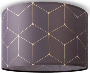 Paco Home Deckenleuchte "Hugo Cube", Stoffschirm Lampenschirm Modern Deckenleuchte Stoff Wohnzimmer