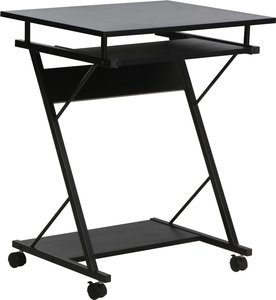 INOSIGN Computertisch "ERVIE, Rolltisch, Laptoptisch,", stabiles Metallgestell, mit Tastaturauszug, 60x73 cm