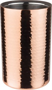 APS Wein- und Sektkühler "COPPER", (1 tlg., Flaschenkühler), Kupfer mit Hammerschlagoptik, für 0,7-1,5 Liter-Flaschen, Ø 12 cm