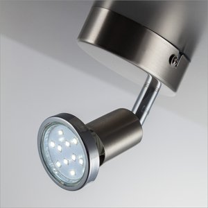 B.K.Licht LED Wandleuchte, 1 flammig-flammig, LED Deckenleuchte Wohnzimmer schwenkbar GU10 Metall Wand-Spot Lampe