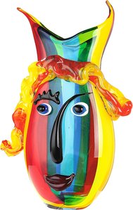GILDE GLAS art Tischvase "Rainbow", (1 St.)