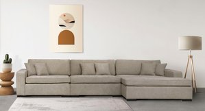 Guido Maria Kretschmer Home&Living Sofa-Eckelement "Skara XXL", Lounge-Sofa XXL mit Federkern-Polsterung, in vielen Bezugsvarianten