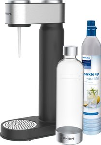 Philips Wassersprudler "Viva", & CO2-Zylinder,1L Kunststoff-Flasche